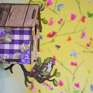 Girls pretty and colourful bedroom