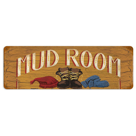 Mud Room Metal Sign