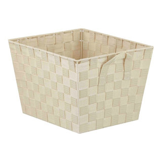 Plastic Rattan Storage Box Basket Organizer Large, ba426