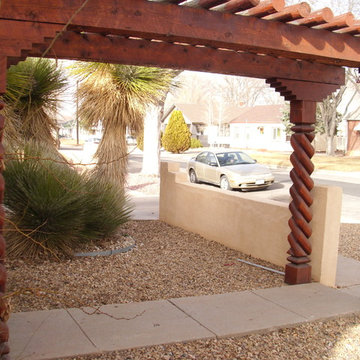 Covered New Mexican Style Entryway
