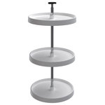 Rev-A-Shelf - Full-Circle 3-Shelf Lazy Susans for 31"H Corner Wall, White, 18"Wx31-38"H - Rev-A-Shelf's polymer lazy susans are revered as the best on the market.  Whether you are replacing an old unit or just adding a lazy susans to your corner cabinet. You will not be disappointed with the high quality design and the durable rotating hardware that makes installation simple.