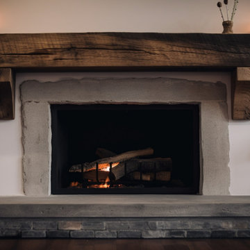 Gorgeous Fireplace Mantels with Wooden Corbels