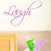 Wall Decal Sticker Quote Vinyl Art Lettering Letter Saying Laugh Motivational W7