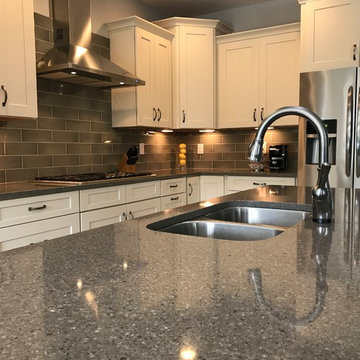 Waypoint and Contractors Choice Cabinetry- 650F Painted Silk Kitchen