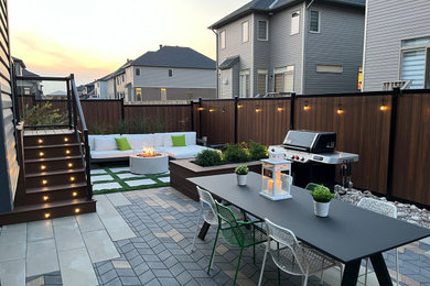 Photo of a backyard landscaping in Ottawa.
