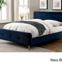 Amelia Tufted Platform Bed - Panel Beds