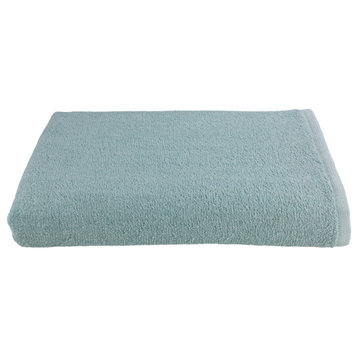 Fibertone 4-PK Solid Color Beach Towel Set (60x30), Seafoam