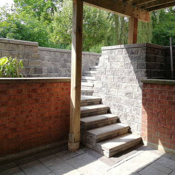Reorganizing basement walkup stair and surrounding