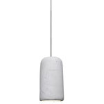 Besa Lighting - Besa Lighting 1XT-GLIDENA-LED-SN Glide - 4" 3W 1 LED Pendant with Flat Canopy - Our diminutive Glide natural mini pendant is equipped with a cement-based tubular shade, while concealing a focused light source for effective task lighting. Produced from natural elements and industrially inspired, this pendant offers a look that will easily merge into the recent urban decorating trend The 12V cord pendant fixture is equipped with a 10' braided coaxial cord with teflon jacket and a low profile flat monopoint canopy. These stylish and functional luminaries are offered in a beautiful brushed Bronze finish.  Canopy Included: TRUE  Shade Included: TRUE  Cord Length: 120.00  Canopy Diameter: 5 x 5 x 0 Dimable: TRUE  Color Temperature:   Lumens: 230  CRI: 82+  Rated Hours: 40000 HoursGlide 4" 3W 1 LED Pendant with Flat Canopy Natural ShadeUL: Suitable for damp locations, *Energy Star Qualified: n/a  *ADA Certified: n/a  *Number of Lights: Lamp: 1-*Wattage:3w LED bulb(s) *Bulb Included:Yes *Bulb Type:LED *Finish Type:Bronze