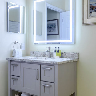 75 Beautiful Bamboo Floor Bathroom With Gray Cabinets Pictures Ideas November 2020 Houzz