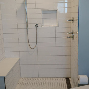 Crisp White Spa Bath Remodel — San Francisco, 2017