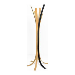 Swing Oak/Black Coat Stand - Coatracks And Umbrella Stands
