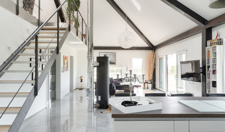 Houzzbesuch: Hybridhaus ohne tragende Wände bei Berlin
