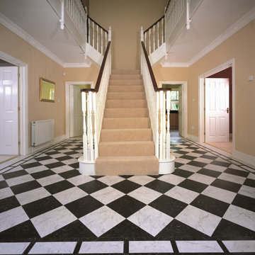 Knight Tile - Midnight Black (T74) & Carrara (T90)