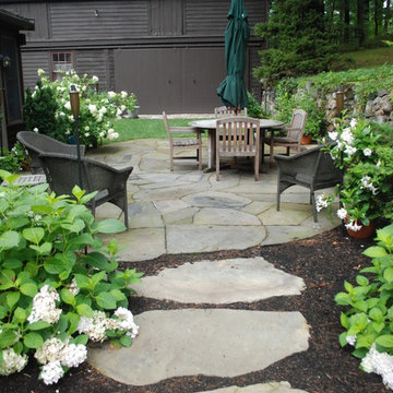 Broken Bluestone Patio Space