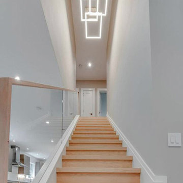 Project #60 | Contemporary Staircase with Frameless Glass