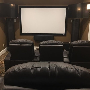 Prosper Texas Triple TV Set Up/Martin Logan Electrostatic Speakers