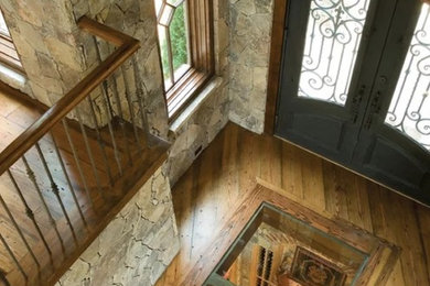 Inspiration for a craftsman entryway remodel