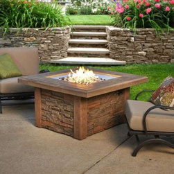 Sierra Square Fire Pit Table - Fire Pits