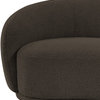 Hyde Boucle Fabric Upholstered Chair, Brown