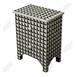 BONE EN HORN BED SIDE CABINET - Furniture