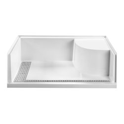 MTI Seated Barrier-Free Shower Base - Shower Pans And Bases