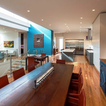 upstairs