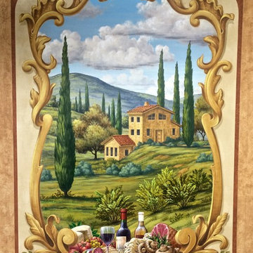 Painted Tuscan Tapestry