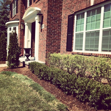 Birmingham, MI Front Landscape Upgrade (Burning Bush Side)
