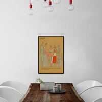 "Hanging with Friends" Floater Framed Painting Print on Canvas, 20"x30"