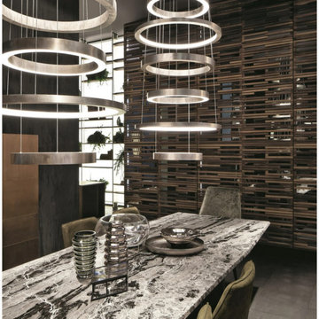 Sleek Modern Light Rings Fixture for Designer Homes