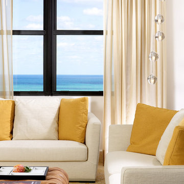 By J Design Group – Living room – Family room - Miami Interior Designers – Moder