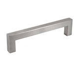 Celeste Designs - Constructor Lots Square Bar Cabinet Handle, Brushed Nickel, 12mm, 5" Lot 10 - Mounting hardware included. Comes with a lifetime warranty against rust and tarnish. Made from rust-resistant stainless steel. The items are hollow and lightweight, yet durable. The brushed nickel finish, also called satin nickel, matches stainless steel appliances. The edges are smooth for safety. The style is bold and modern.