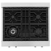 Cosmo 18k BTU Pro Gas Cooktop With 4 Burners Stainless Steel