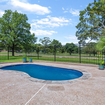 Charming Fiberglass Pool