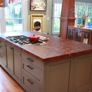 Walnut Butcher Block Island Top