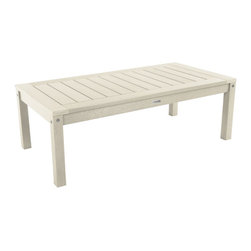 Highwood USA - Adirondack Coffee Table, Whitewash - Outdoor Coffee Tables