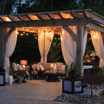 Pergola with a shade option