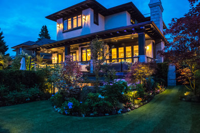 Example of a minimalist exterior home design in Vancouver