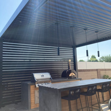 4K Pergola & Privacy Wall - Huntington Beach