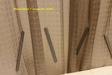 Shower curtain weights - magnetic sticks version 1.0