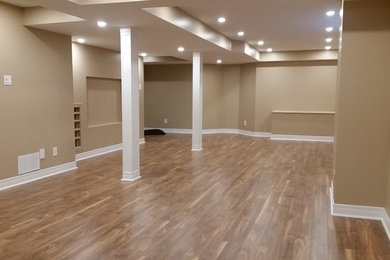Minimalist basement photo in Ottawa