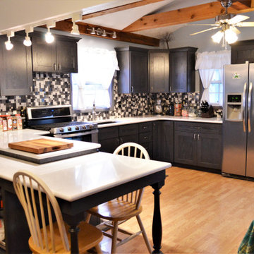 Niles, MI. BaileyTown USA Select. Rustic Grey Oak Kitchen