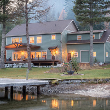 Custom Modular Two-Story Home - Priest Lake, Idaho