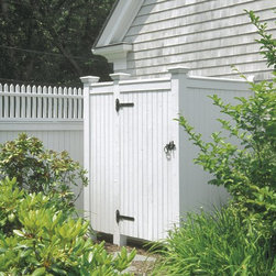 Custom Private Outdoor Shower Enclosure - Outdoor Showers