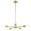 Lansdale Collection 5 Light Polished Brass Chandelier (46135-02)