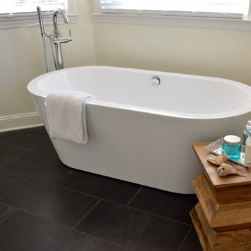 Goodbye Garden Tub, Hello Gorgeous Bath