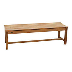 Casual Classics 5' Navigator Backless Bench - Outdoor Benches