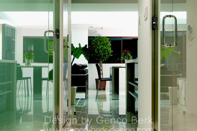 Example of a minimalist entryway design in Other