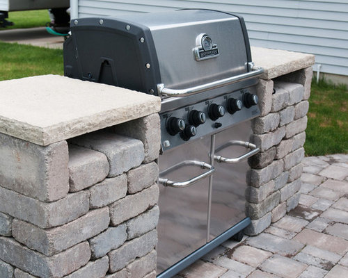 Brick Patio Grill Home Design Ideas, Pictures, Remodel and Decor